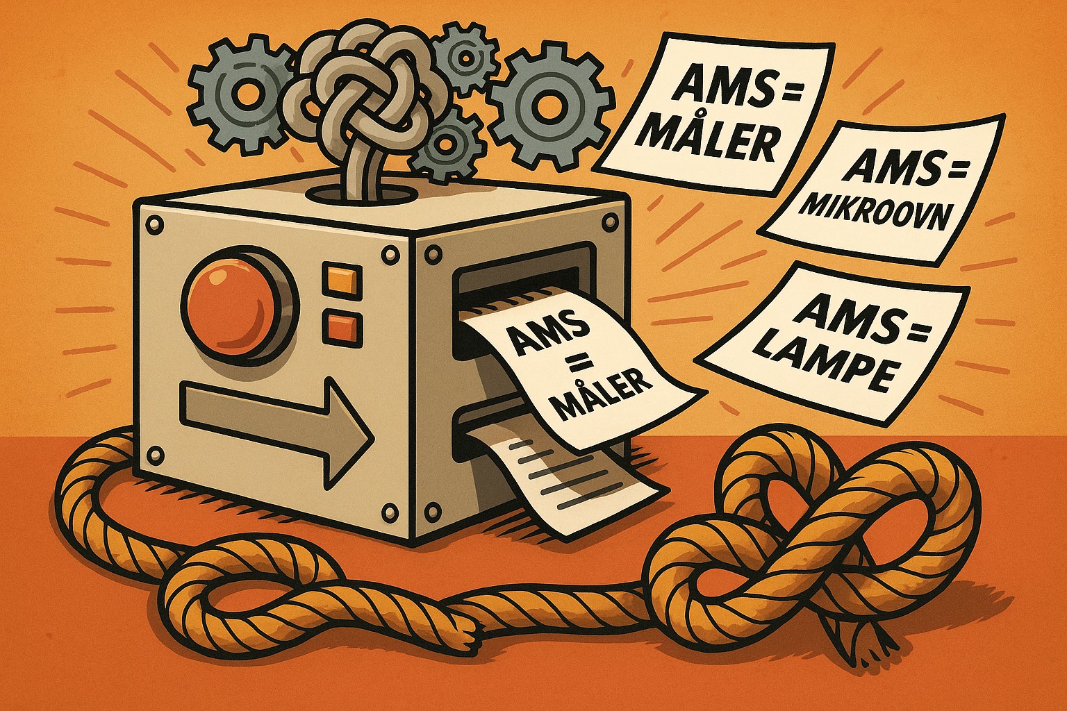 Metaforisk bilde på RMEs rot i regelverk